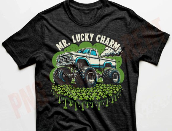 Kids Mr. Lucky Charm Png, Monster Truck Graphics