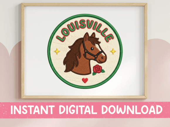 Louisville Horse Patch SVG: Graphics for T-Shirt Designs
