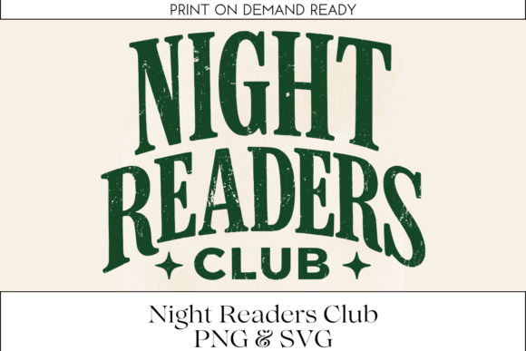 Night Readers Club Retro SVG PNG: A Designer’s Review