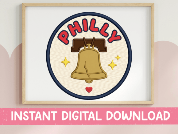 Philly Liberty Bell Patch SVG: Graphics for T-Shirt Designs