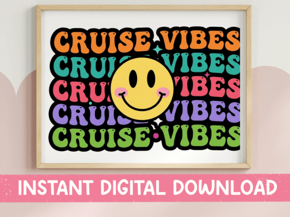 Reviewing Cruise Vibes Retro Wavy Text Design