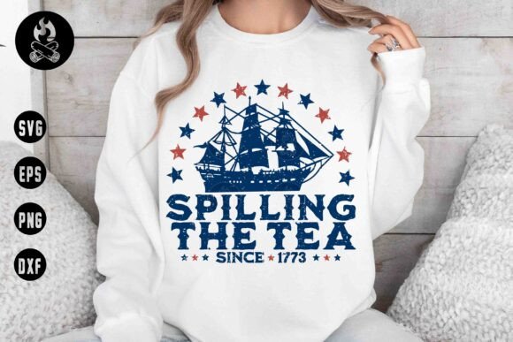 Spilling the Tea SVG: Bold Graphics for T-Shirt Designs