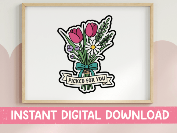 Wildflower Bouquet Graphics for T-Shirt Designs